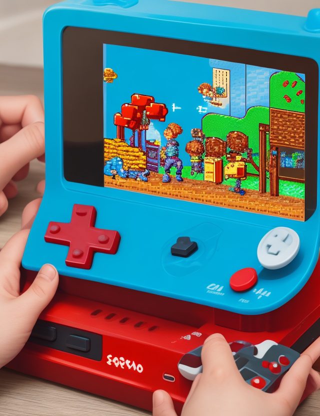 retro game console