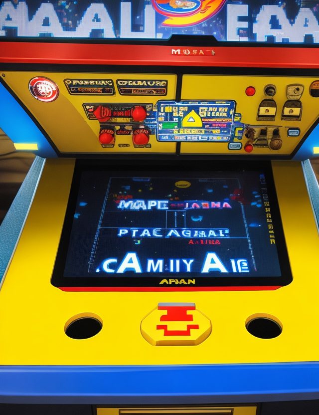 pacman galaga machine