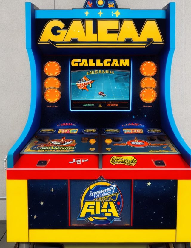 pacman galaga arcade machine 