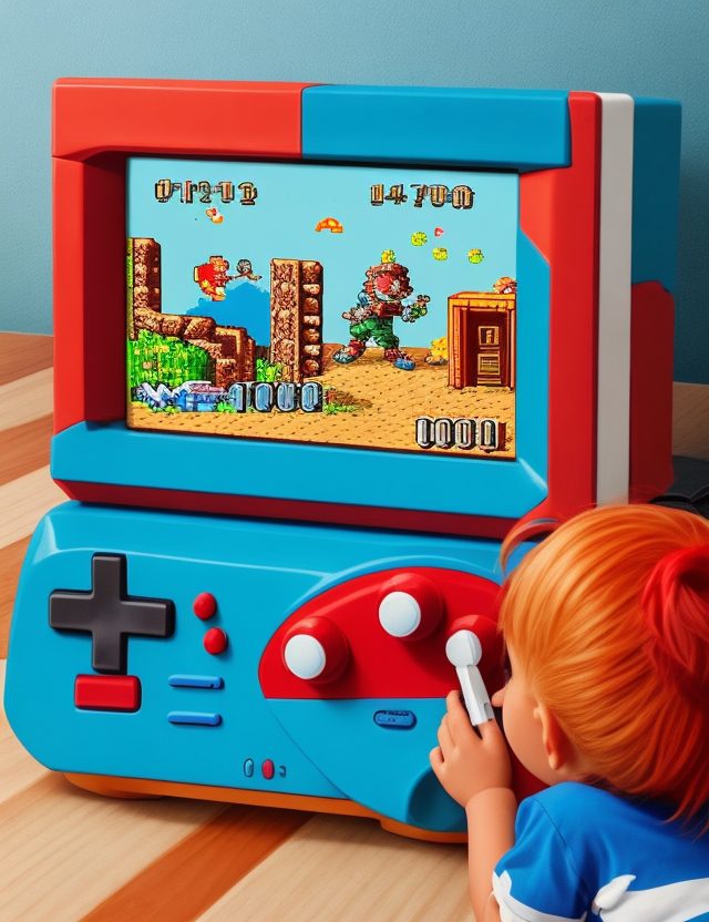 retro game console
