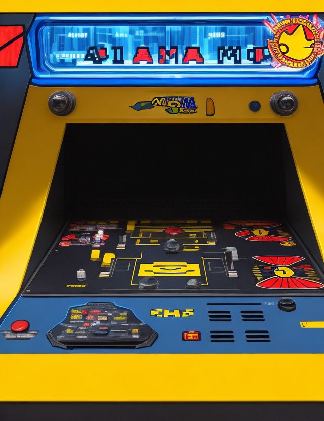 pacman galaga machine
