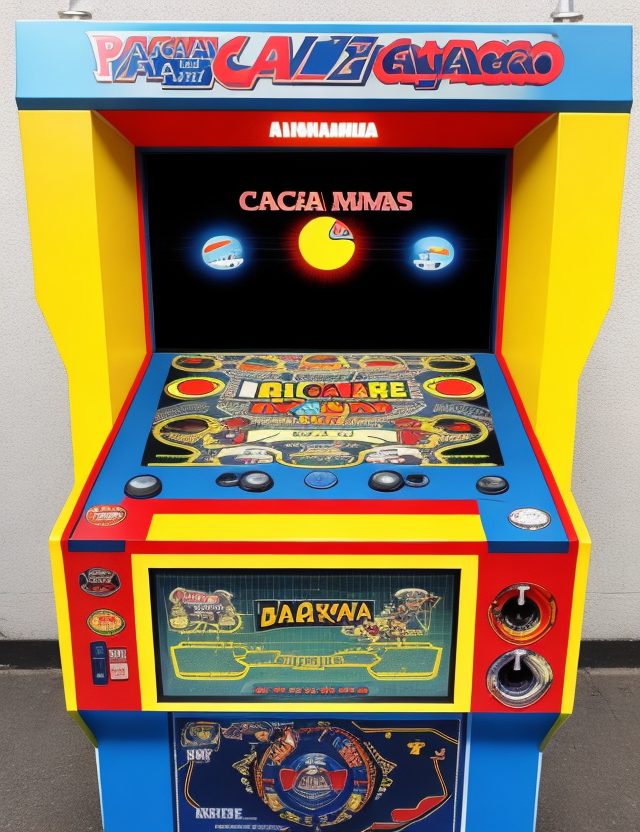 pacman galaga arcade machine 