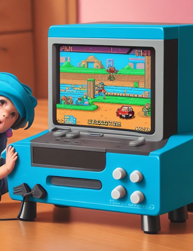 retro game console